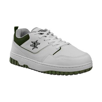 Tenis-Casual-Branco-e-Verde-Musgo-Cabedal-Perfuros-|-Nesk-Tamanho--38---Cor--BRANCO-0